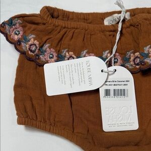 Louise Misha Baby Bloomers with Floral Trim 36M